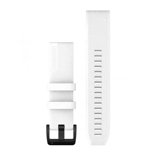 Garmin QuickFit® 22 White with Black силиконова каишка 010-12901-01
