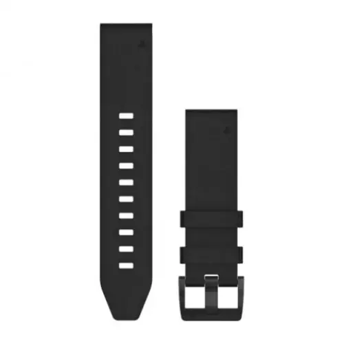 Curea din piele neagră Garmin QuickFit® 22 010-12740-01 Curea din piele neagră Garmin QuickFit® 22 010-12740-01
