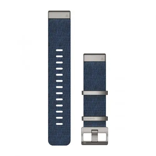 Curea din jacquard Garmin QuickFit® 22 - indigo 010-12738-02