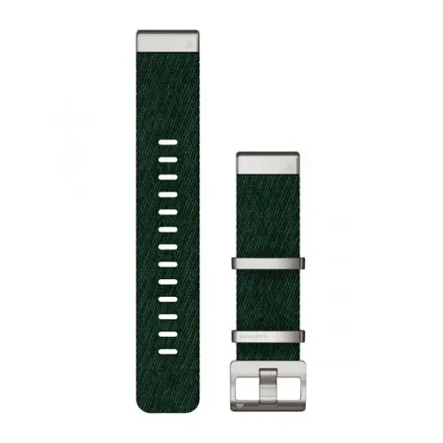 Garmin QuickFit® 22 каишка от жакард - Pine Green 010-13008-00