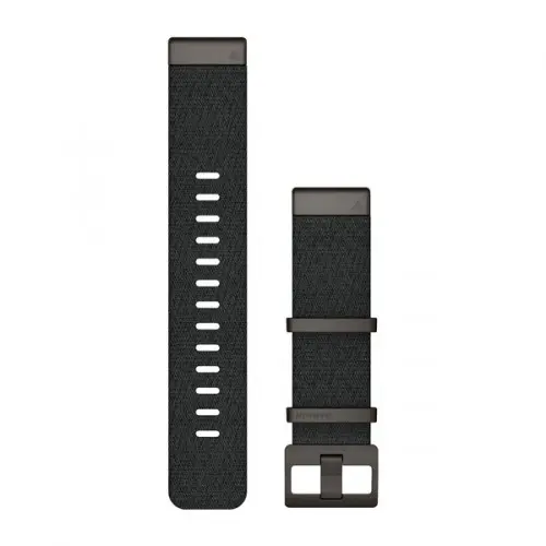 Garmin QuickFit® 22 каишка от жакард - черна 010-12738-03