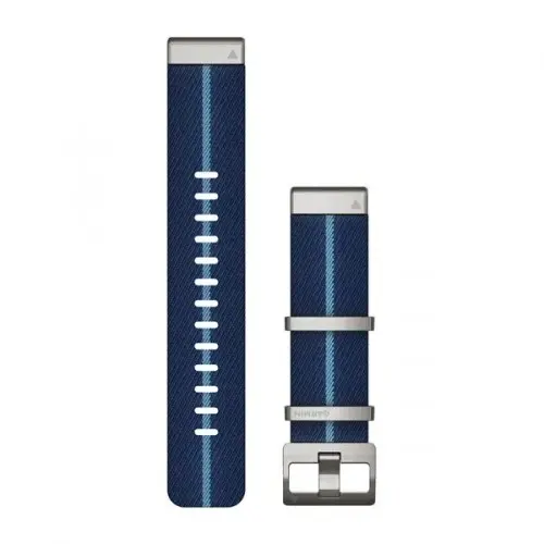 Garmin QuickFit® 22 λουράκι από νάιλον ζακάρ με ρίγες, ίντιγκο (MARQ - Gen 2) 010-13225-10 Garmin QuickFit® 22 λουράκι από νάιλον ζακάρ με ρίγες, ίντιγκο (MARQ - Gen 2) 010-13225-10