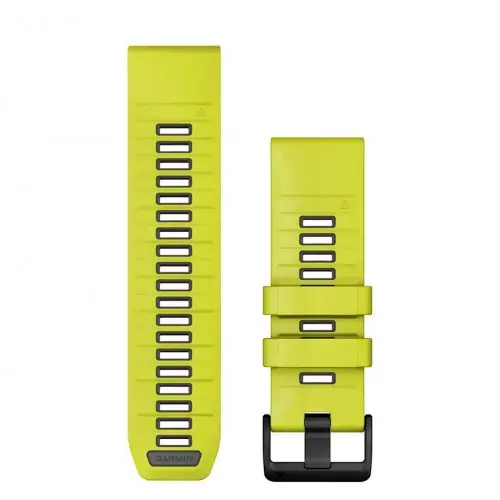 Garmin QuickFit® 26 Amp Yellow/Graphite силиконова каишка 010-13393-08