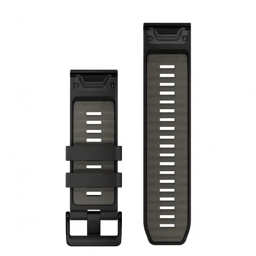 Garmin QuickFit® 26 Black/Pebble Gray силиконова каишка 010-13393-00 - image 1
