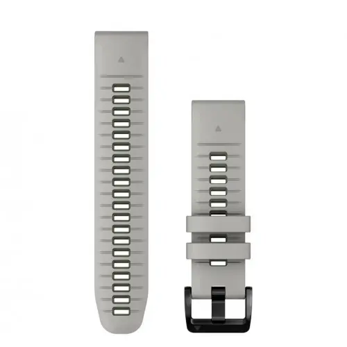 Garmin QuickFit® 26 Fog Grey/Moss силиконова каишка (Fenix 7x Pro) 010-13281-08