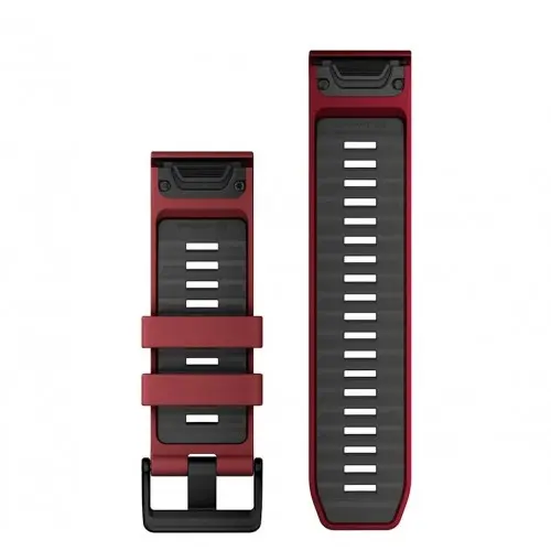 Garmin QuickFit® 26 Marsala/Graphite силиконова каишка 010-13393-06 - image 1