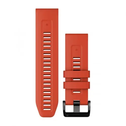 Garmin QuickFit® 26 Flame Red curea din silicon (Fenix 7X) 010-13117-04 Garmin QuickFit® 26 Flame Red curea din silicon (Fenix 7X) 010-13117-04