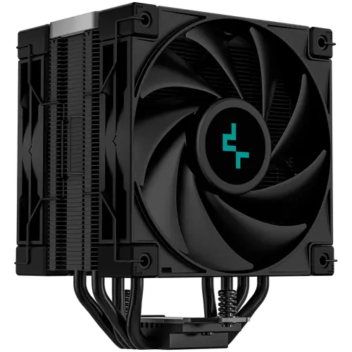 DeepCool AK400 ZERO DARK PLUS, Ψύκτρα επεξεργαστή αέρος, 2x120mm FDB PWM ανεμιστήρας, Core Touch Technology 2.0, 4 Heatpipes, LGA1851/1700/1200/115x - 3