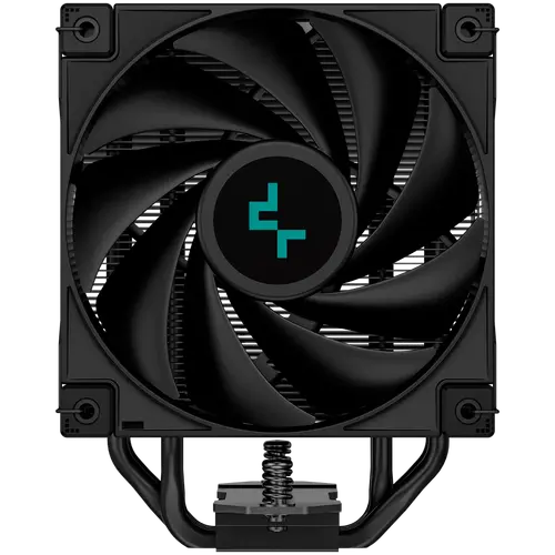 DeepCool AK400 ZERO DARK PLUS, CPU Air Cooler, 2x120mm FDB PWM Fan, Core Touch Technology 2.0, 4 Heatpipes, LGA1851/1700/1200/115x, AMD AM5/AM4, 127x123x155 mm(LxWxH), 3Y, R-AK400-BKNNMD-G-1 - image 4