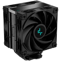 DeepCool AK400 ZERO DARK PLUS, CPU Air Cooler, 2x120mm FDB PWM Fan, Core Touch Technology 2.0, 4 Heatpipes, LGA1851/1700/1200/115x, AMD AM5/AM4, 127x123x155 mm(LxWxH), 3Y, R-AK400-BKNNMD-G-1