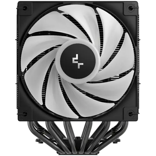 DeepCool AG620 BK ARGB V2, CPU Air Cooler, 2x120mm ARGB PWM Fan, Core Touch Technology 2.0, 6 Heatpipes, LGA1851/1700/1200/115x, AMD AM5/AM4, 129x136x161 mm(LxWxH), 2Y, R-AG620-BKAMMN-GJD - image 3