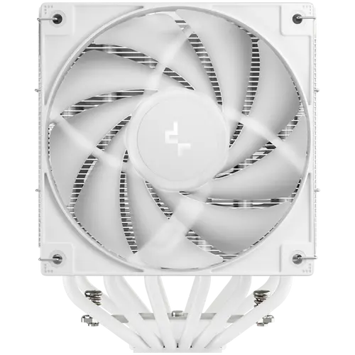 DeepCool AG620 WH ARGB V2, CPU Air Cooler, 2x120mm ARGB PWM Fan, Core Touch Technology 2.0, 6 Heatpipes, White, LGA1851/1700/1200/115x, AMD AM5/AM4, 129x136x161 mm(LxWxH), 2Y, R-AG620-WHAMMN-GJD - image 3