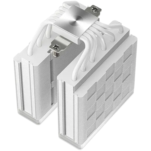 DeepCool AG620 WH ARGB V2, CPU Air Cooler, 2x120mm ARGB PWM Fan, Core Touch Technology 2.0, 6 Heatpipes, White, LGA1851/1700/1200/115x, AMD AM5/AM4, 129x136x161 mm(LxWxH), 2Y, R-AG620-WHAMMN-GJD - image 5