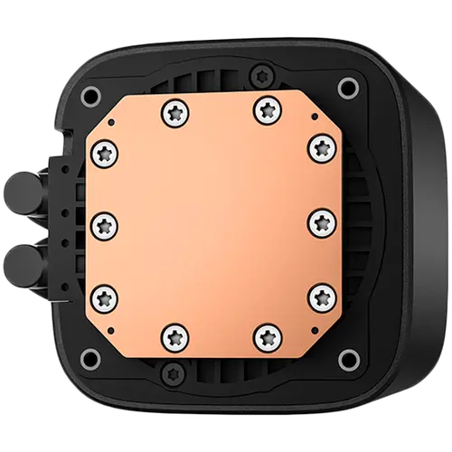 DeepCool LE240 V2, 240mm CPU Liquid Cooler, 2x120mm PWM ARGB Fans, ARGB block, Black, LGA1851/1700/1200/1151/1150/1155, AMD AM5/AM4, R-LE240-BKAMMC-G-2 - image 1