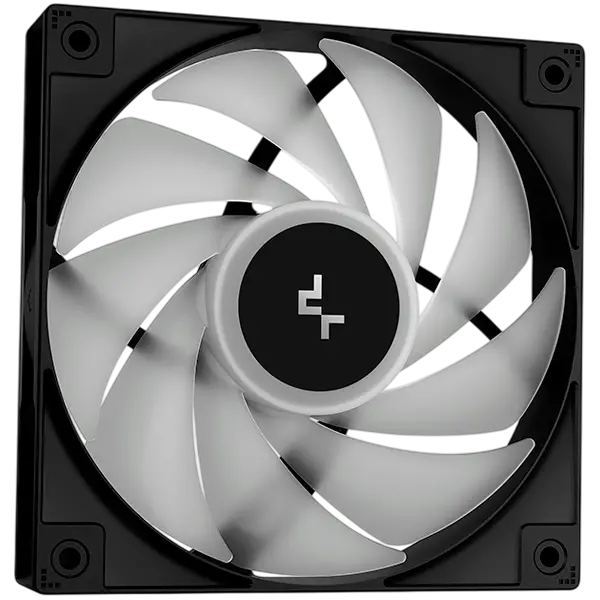 DeepCool LE240 V2, 240mm CPU Liquid Cooler, 2x120mm PWM ARGB Fans, ARGB block, Black, LGA1851/1700/1200/1151/1150/1155, AMD AM5/AM4, R-LE240-BKAMMC-G-2 - image 2