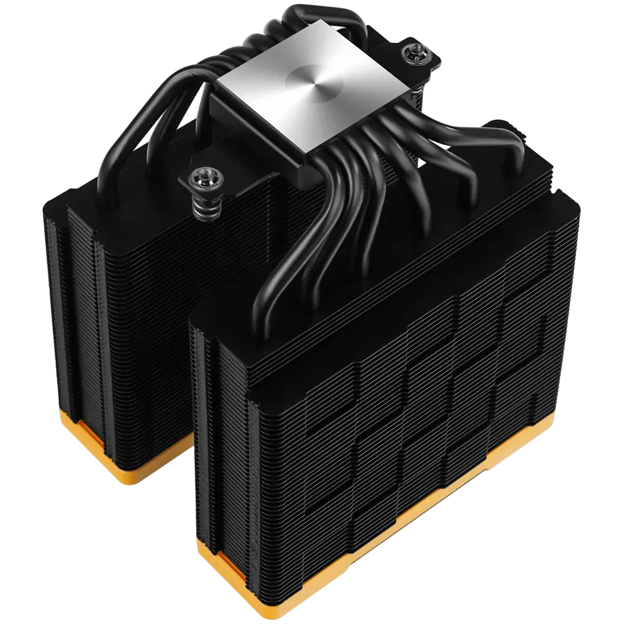 DeepCool AK620 ZERO DARK ZORIA, CPU Air Cooler, 2x120mm PWM Fan, 6 Heatpipes, LGA2066/2011-v3/2011/1700/1200/115x, AMD AM5/AM4, 129x138x160 mm(LxWxH), 3Y, R-AK620-BKNPMN-E - image 4
