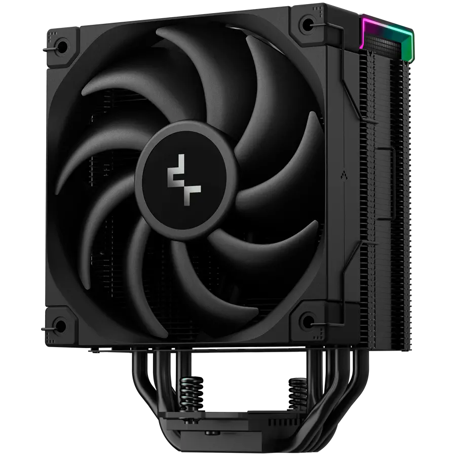 DeepCool AK400 DIGITAL PRO, CPU Air Cooler, 1x120mm FT12 SE PWM Fan, Digital Display, ARGB, Core Touch Technology 2.0, 4 Heatpipes, LGA1851/1700/1200/115x, AMD AM5/AM4, 126x97x159 mm(LxWxH), 3Y, R-AK400-BKAPMN-G - image 1