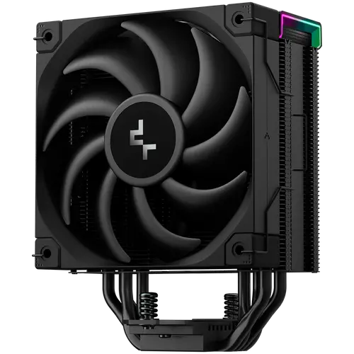 DeepCool AK400 DIGITAL PRO, CPU Air Cooler, 1x120mm FT12 SE PWM Fan, Digital Display, ARGB, Core Touch Technology 2.0, 4 Heatpipes, LGA1851/1700/1200/115x, AMD AM5/AM4, 126x97x159 mm(LxWxH), 3Y, R-AK400-BKAPMN-G - image 1