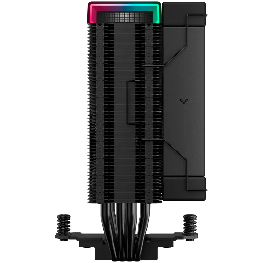DeepCool AK400 DIGITAL PRO, CPU Air Cooler, 1x120mm FT12 SE PWM Fan, Digital Display, ARGB, Core Touch Technology 2.0, 4 Heatpipes, LGA1851/1700/1200/115x, AMD AM5/AM4, 126x97x159 mm(LxWxH), 3Y, R-AK400-BKAPMN-G - image 4