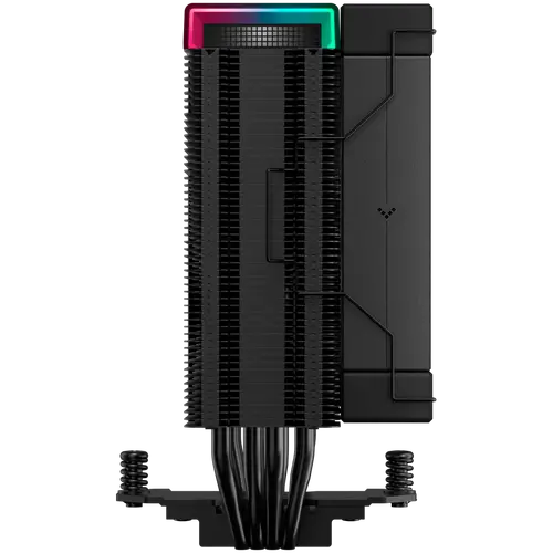 DeepCool AK400 DIGITAL PRO, CPU Air Cooler, 1x120mm FT12 SE PWM Fan, Digital Display, ARGB, Core Touch Technology 2.0, 4 Heatpipes, LGA1851/1700/1200/115x, AMD AM5/AM4, 126x97x159 mm(LxWxH), 3Y, R-AK400-BKAPMN-G - image 4
