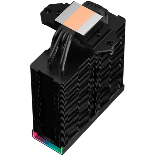 DeepCool AK400 DIGITAL PRO, CPU Air Cooler, 1x120mm FT12 SE PWM Fan, Digital Display, ARGB, Core Touch Technology 2.0, 4 Heatpipes, LGA1851/1700/1200/115x, AMD AM5/AM4, 126x97x159 mm(LxWxH), 3Y, R-AK400-BKAPMN-G - image 5