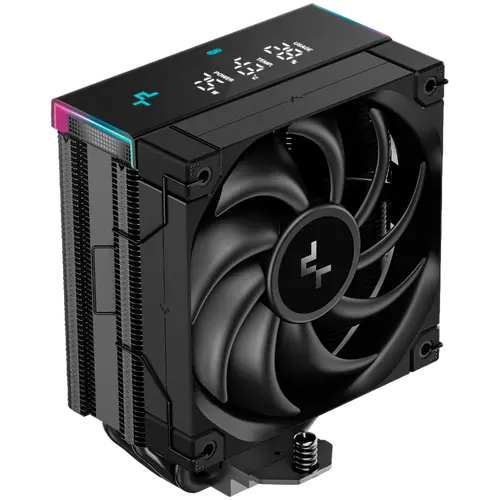 DeepCool AK400 DIGITAL PRO, CPU Air Cooler, 1x120mm FT12 SE PWM Fan, Digital Display, ARGB, Core Touch Technology 2.0, 4 Heatpipes, LGA1851/1700/1200/115x, AMD AM5/AM4, 126x97x159 mm(LxWxH), 3Y, R-AK400-BKAPMN-G