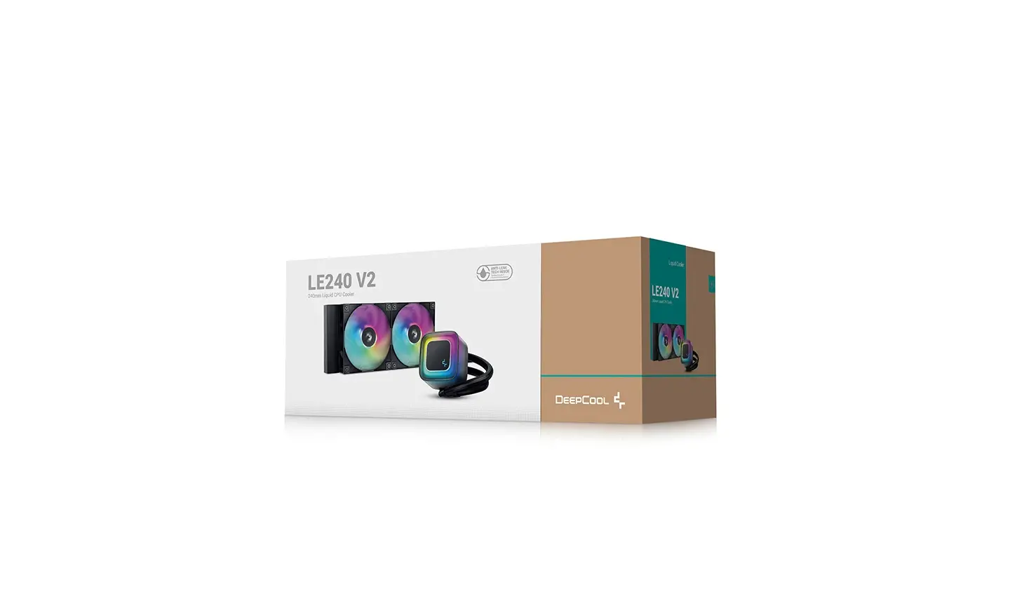 DeepCool водно охлаждане Water Cooling LE240 V2 - Addressable RGB - LGA1851/AM5 - image 5
