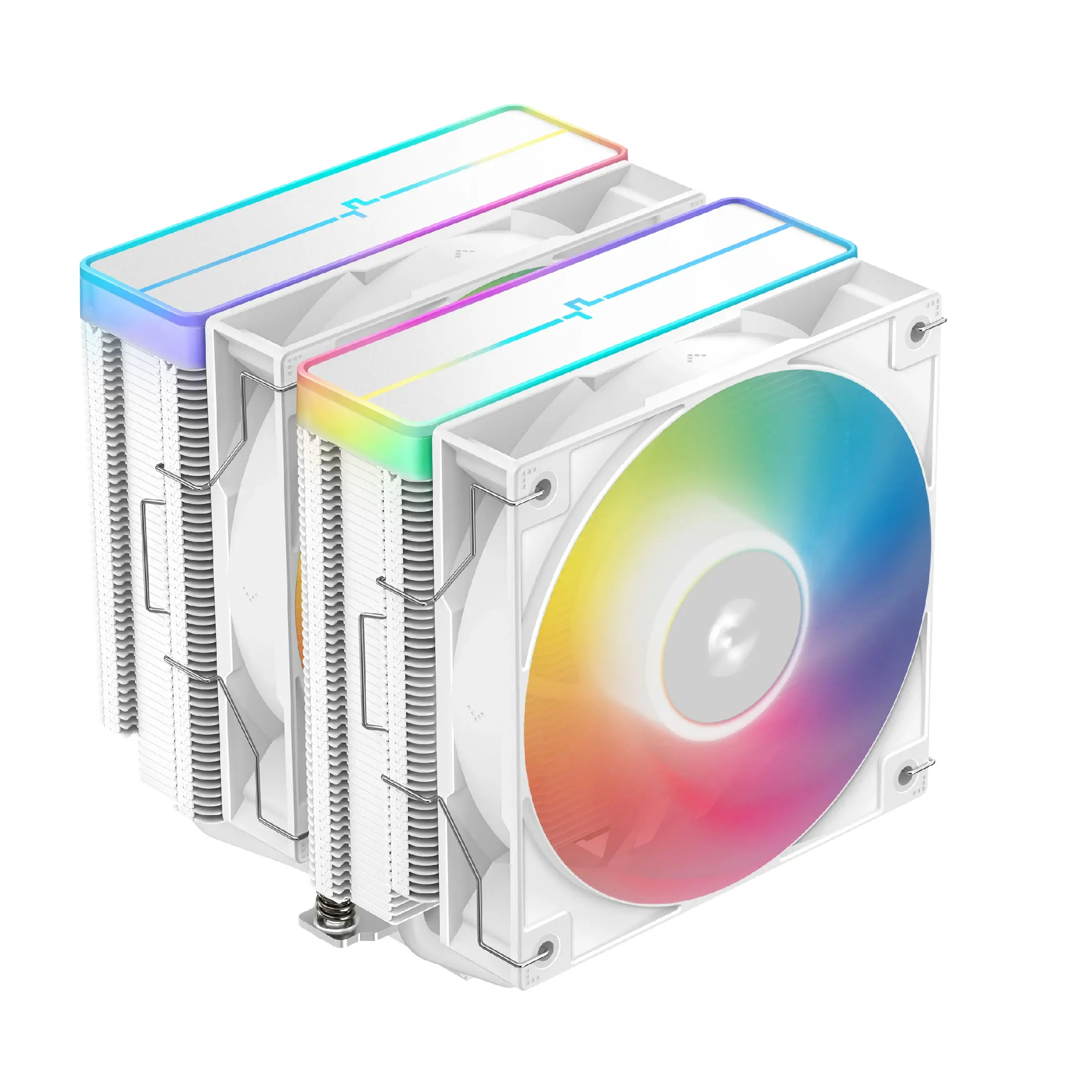 DeepCool ψύκτρα CPU Cooler AG620 WH - Addressable RGB V2, Dual-Tower - LGA1700/AM5