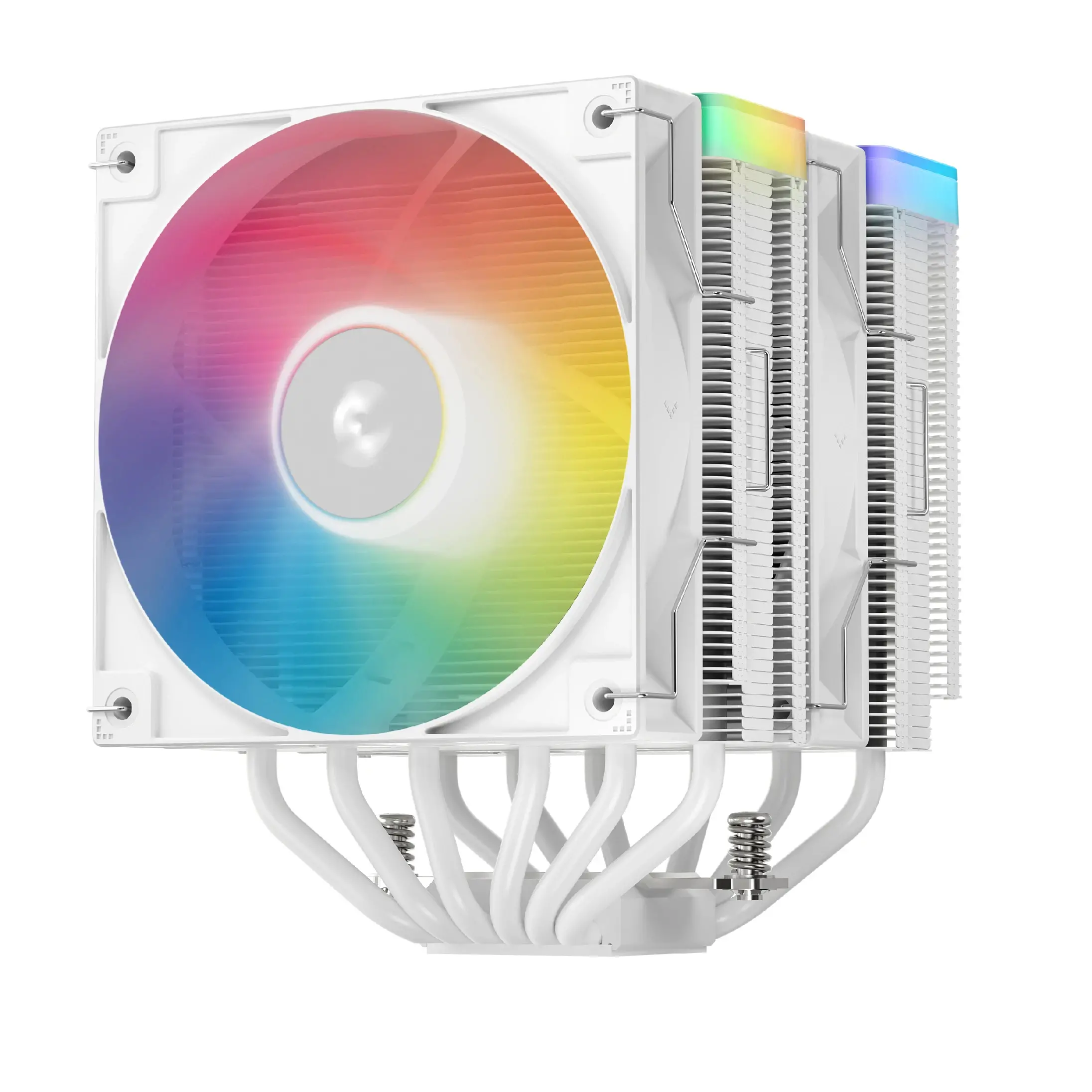 DeepCool охладител CPU Cooler AG620 WH - Addressable RGB V2, Dual-Tower - LGA1700/AM5 - image 1