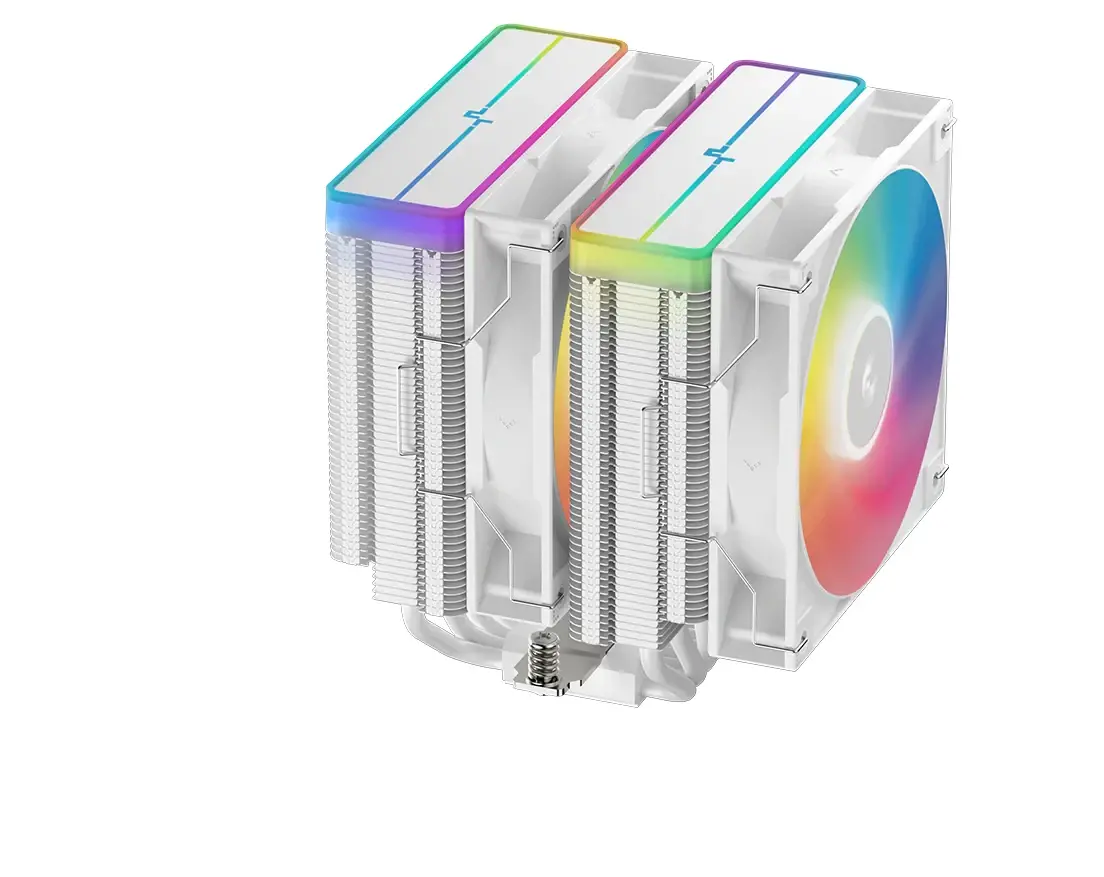DeepCool охладител CPU Cooler AG620 WH - Addressable RGB V2, Dual-Tower - LGA1700/AM5 - image 14