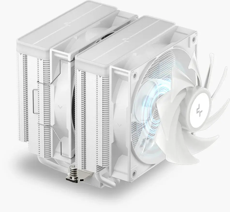 DeepCool охладител CPU Cooler AG620 WH - Addressable RGB V2, Dual-Tower - LGA1700/AM5 - image 4