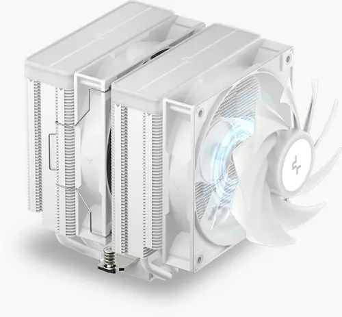 DeepCool охладител CPU Cooler AG620 WH - Addressable RGB V2, Dual-Tower - LGA1700/AM5 - image 4
