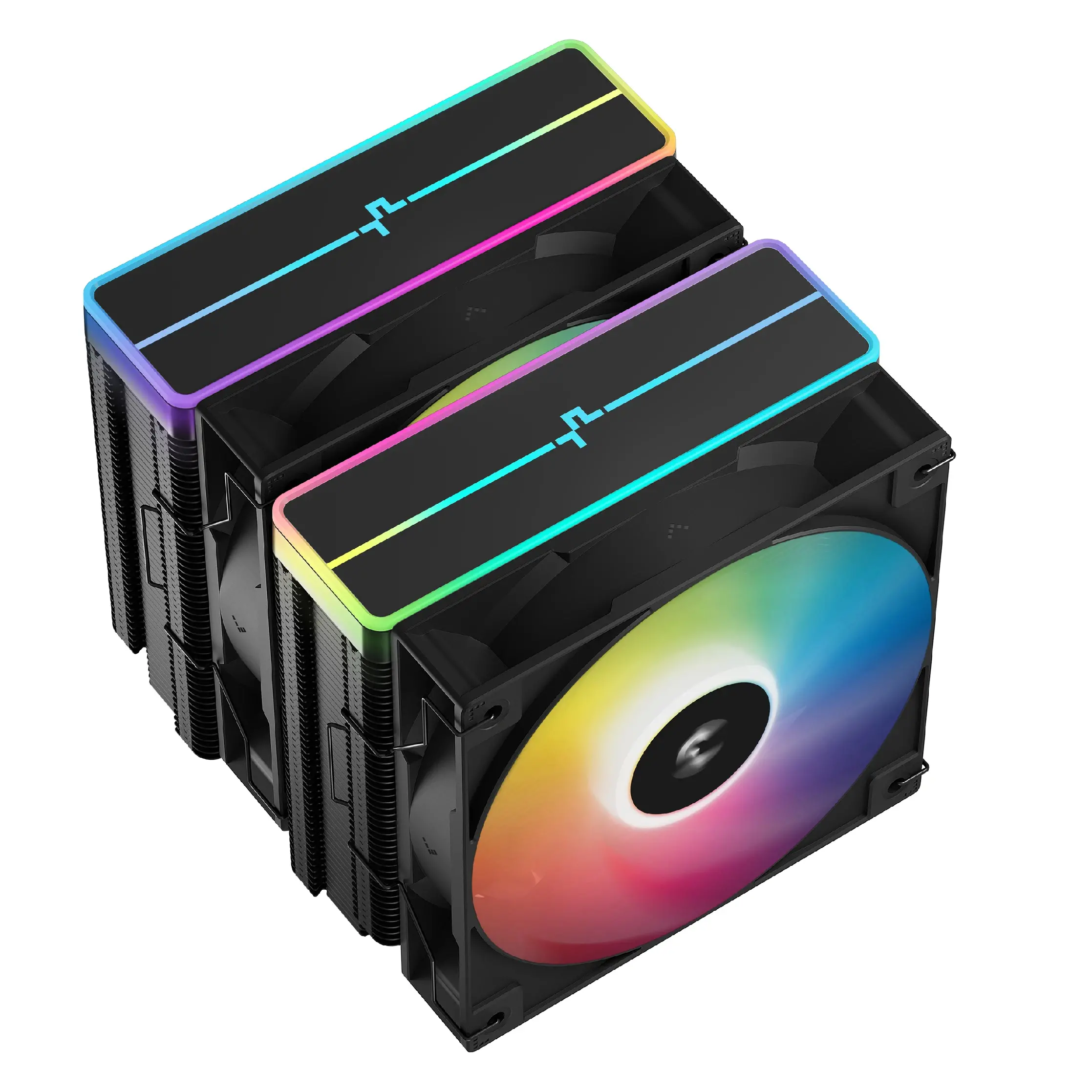 DeepCool охладител CPU Cooler AG620 BK - Addressable RGB V2, Dual-Tower - LGA1851/AM5 - image 2