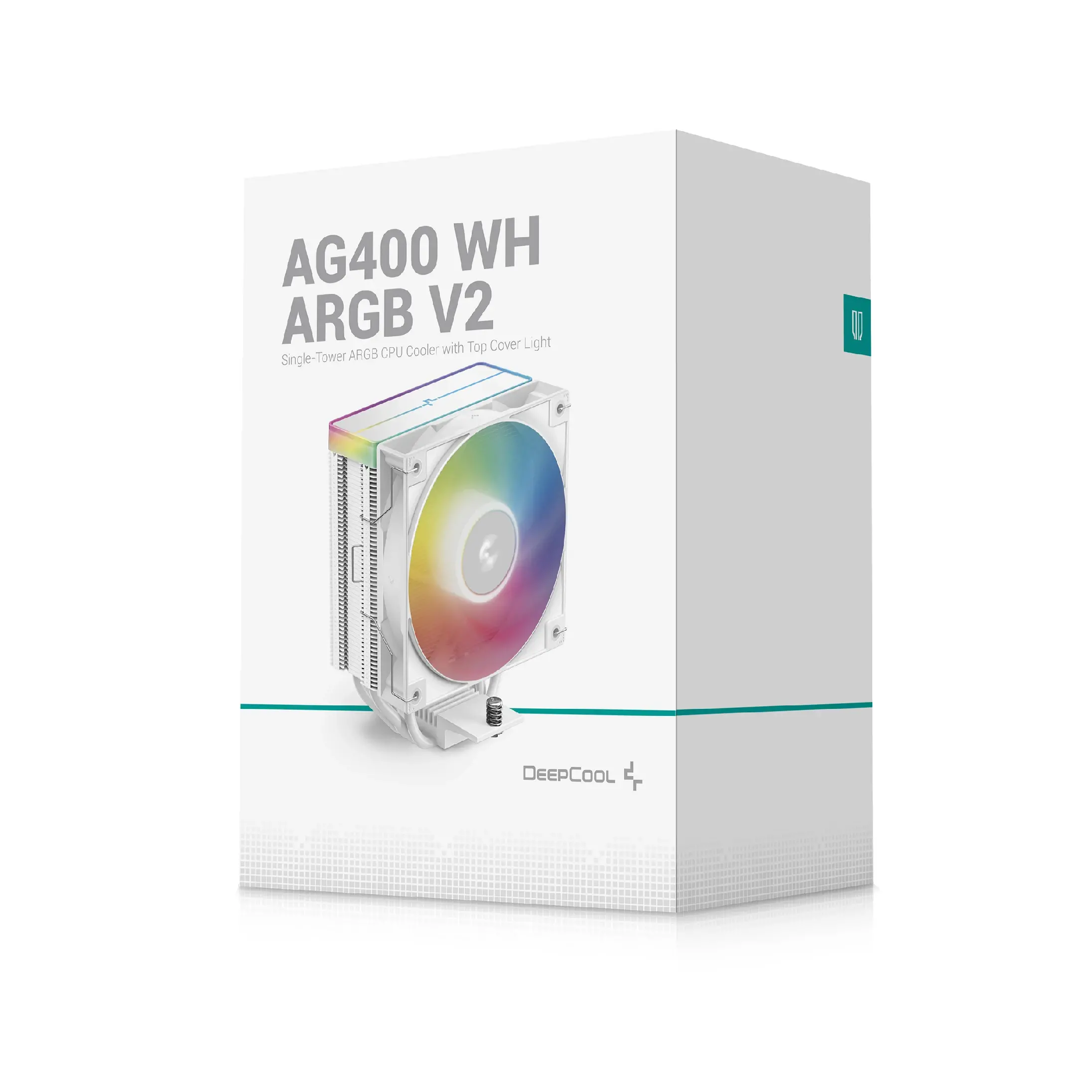 DeepCool ψύκτρα επεξεργαστή CPU AG400 White - Addressable RGB V2 - LGA1851/AM5 - image 11