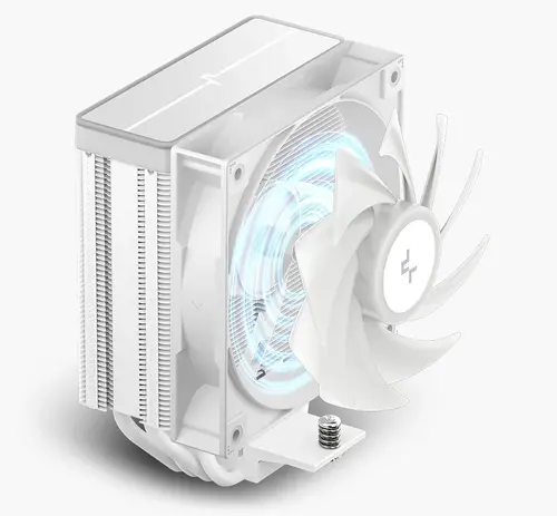 DeepCool ψύκτρα επεξεργαστή CPU AG400 White - Addressable RGB V2 - LGA1851/AM5 - 4
