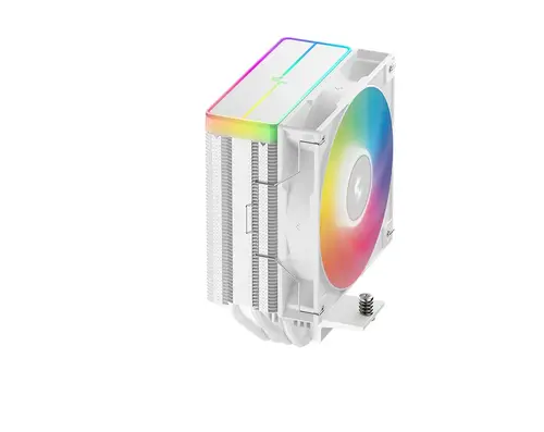 DeepCool ψύκτρα επεξεργαστή CPU AG400 White - Addressable RGB V2 - LGA1851/AM5 - 6