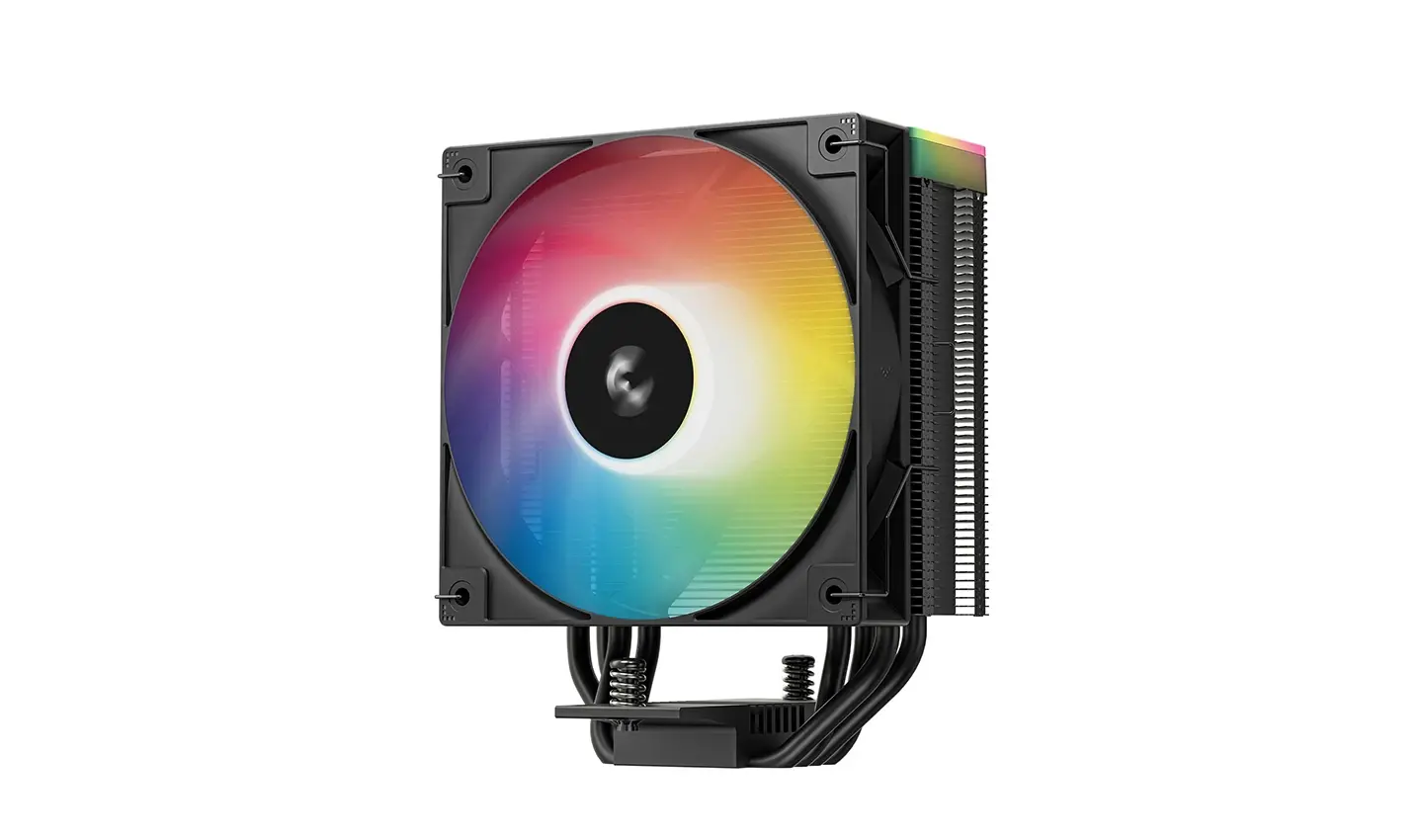 DeepCool охладител CPU Cooler AG400 Black - Addressable RGB V2 - LGA1851/AM5 - image 1