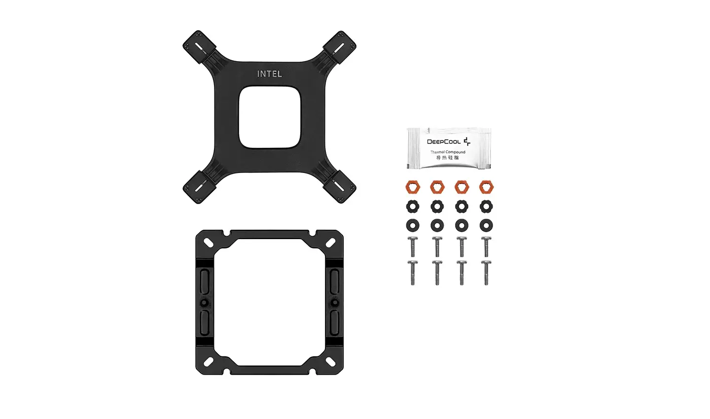 DeepCool охладител CPU Cooler AG400 Black - Addressable RGB V2 - LGA1851/AM5 - image 8