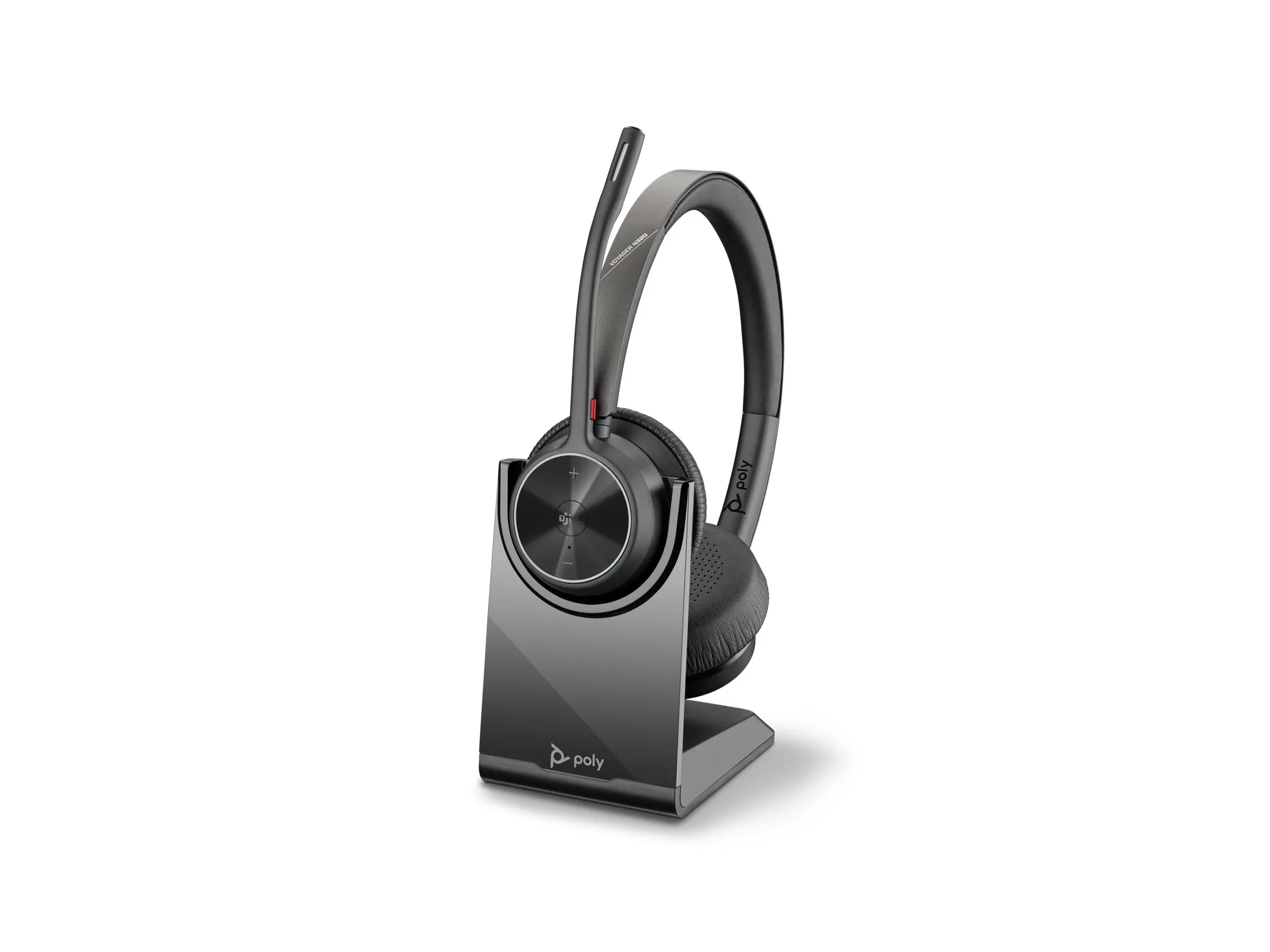 HP Poly Voyager 4320-M Căști certificate pentru Microsoft Teams +BT700 dongle +Stație de încărcare - image 2