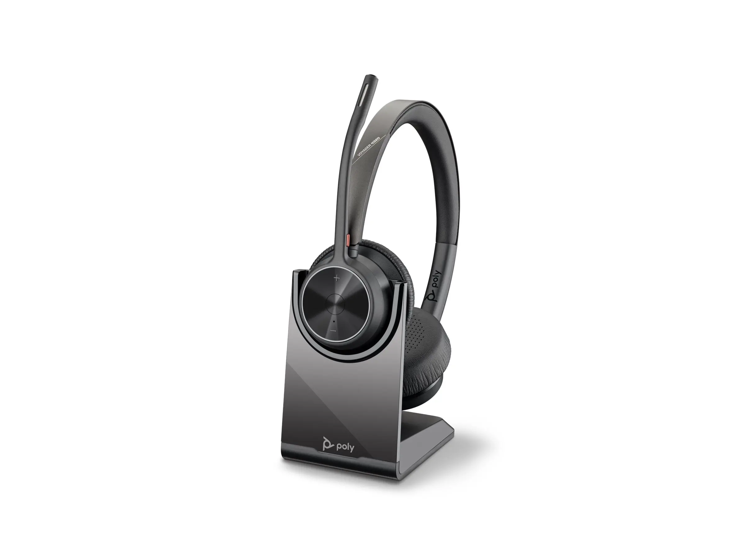 HP Poly Voyager 4320 UC Stereo USB-A Headset +BT700 USB-A Adapter +Charging Stand - image 1
