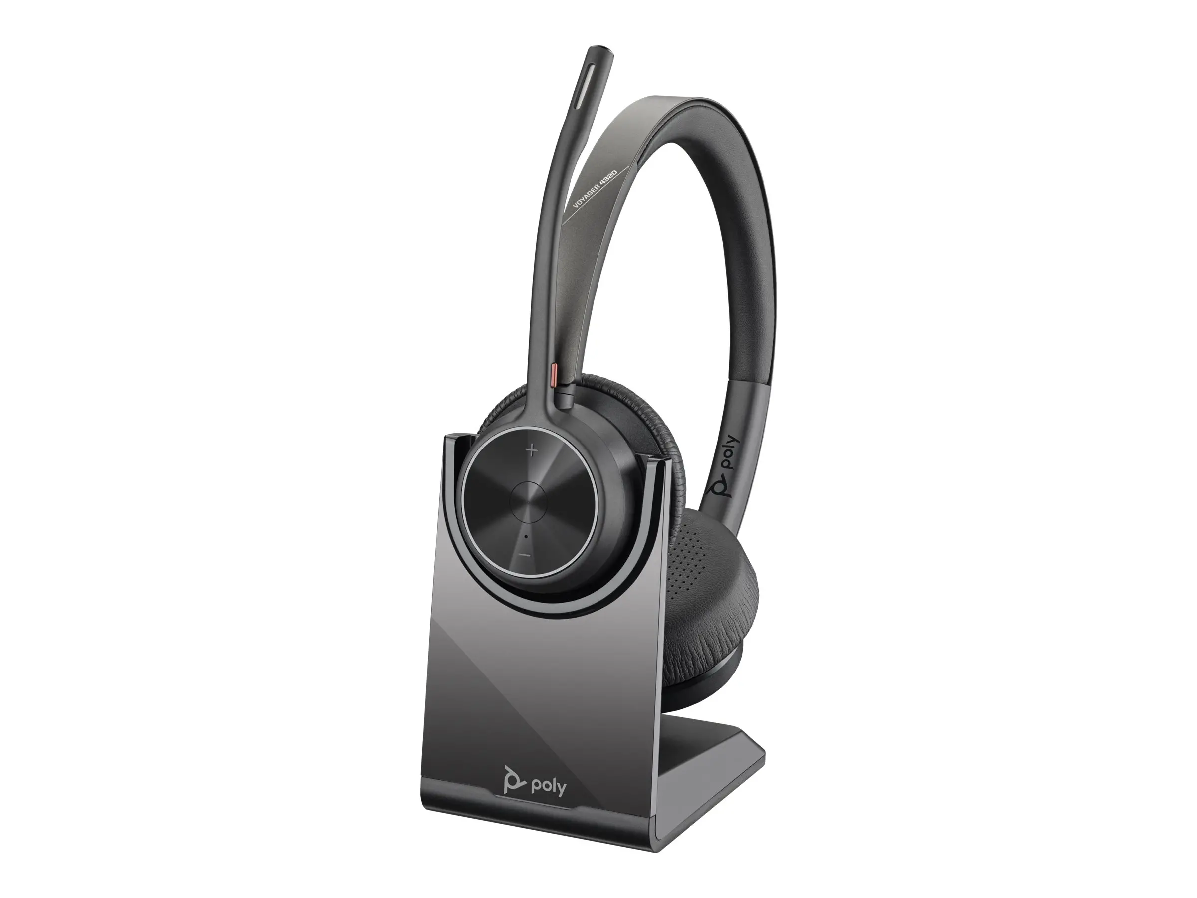 HP Poly Voyager 4320 UC Stereo USB-A Headset +BT700 USB-A Adapter +Charging Stand - image 16