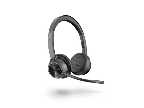 HP Poly Voyager 4320 UC Stereo USB-A Headset +BT700 USB-A Adapter +Charging Stand - 21