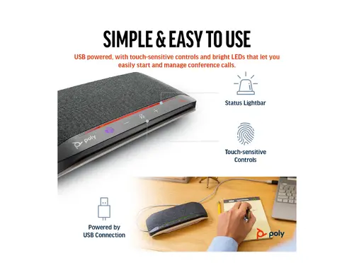 HP Poly Sync 10 USB-A USB-C Speakerphone - image 6