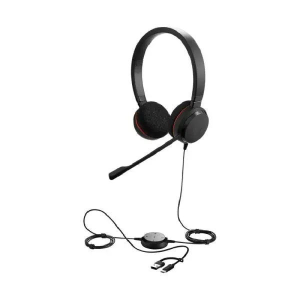 JABRA Evolve 20, Stereo MS, USB C/A adapter - image 2