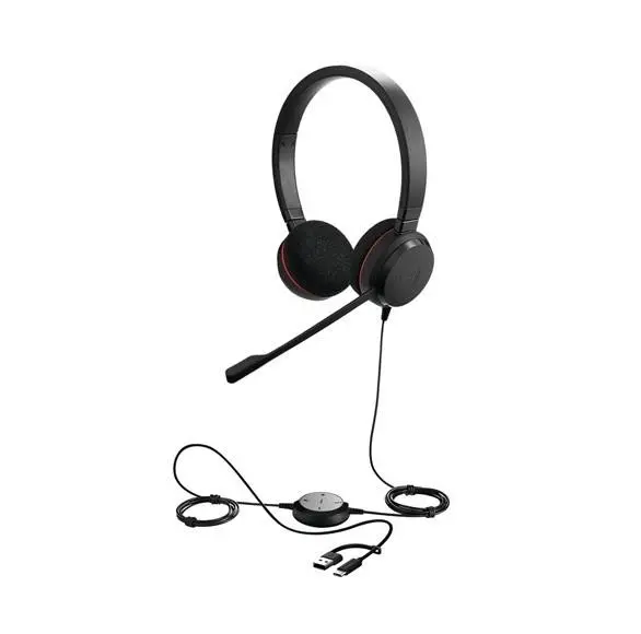 JABRA Evolve 20, Stereo UC, USB C/A adapter - image 2