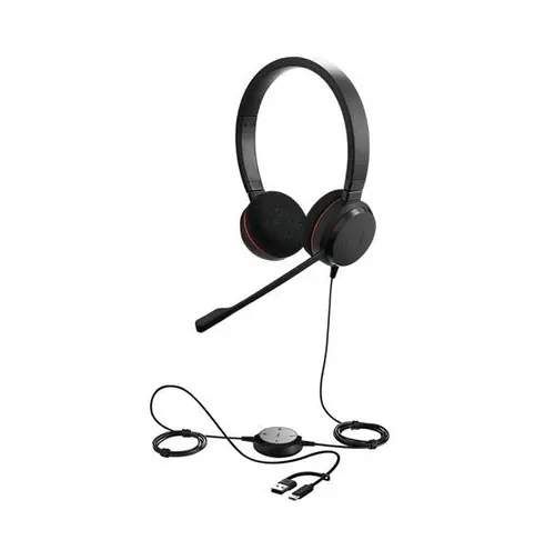 JABRA Evolve 20, Stereo UC, προσαρμογέας USB C/A - 3