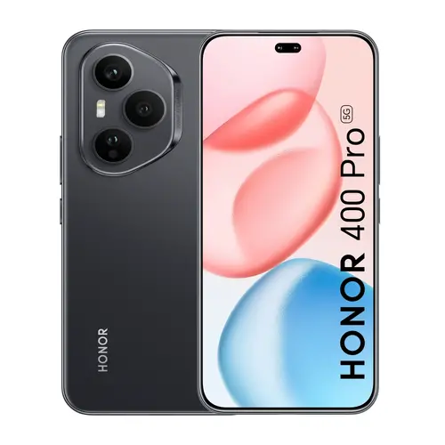 Мобилен телефон, Honor 400 Pro Midnight Black , 6.7" 120Hz Amoled curved, 2800x1280, Qualcomm Snapdragon 8 Gen3 5G (1x3GHz+5x2.95GHz+2x 2GHz), 12GB, 512GB, 200+50+12MP/50MP, 5300mAh, FPT, BT, USB Type-C,Android 15, AI-powered MagicOS 9.0 + Honor Choice Earbuds Clip Black
