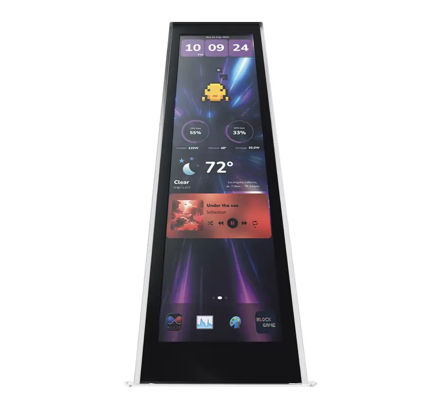 Допълнителен Екран HYTE Y70 - Touch за компютърна кутия - image 1