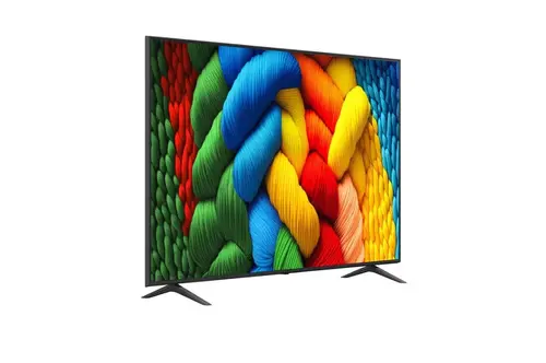 Телевизор, LG 75NANO80A3B, 75" 4K HDR Smart Nano Cell TV, 3840x2160, DVB-T2/C/S2, AI Alpha 7, HDR 10 PRO, webOS 25, ThinQ AI, VRR, ALLM, HGiG, WiFi, Clear Voice, AI Upscaling, Bluetooth, Hdmi e-ARC , CI, LAN, AirPlay2, Chromecast, 2 Pole stand, Black - image 1
