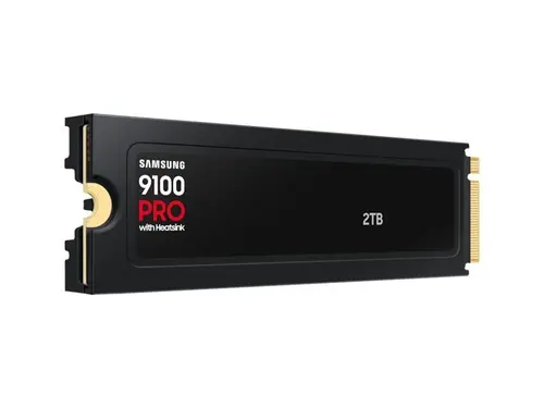 Hard disk, Samsung SSD 9100 PRO 2TB cu radiator PCIe 5.0 NVMe 2.0 M.2 Citire 14700 MB/s Scriere 13400 MB/s - 3